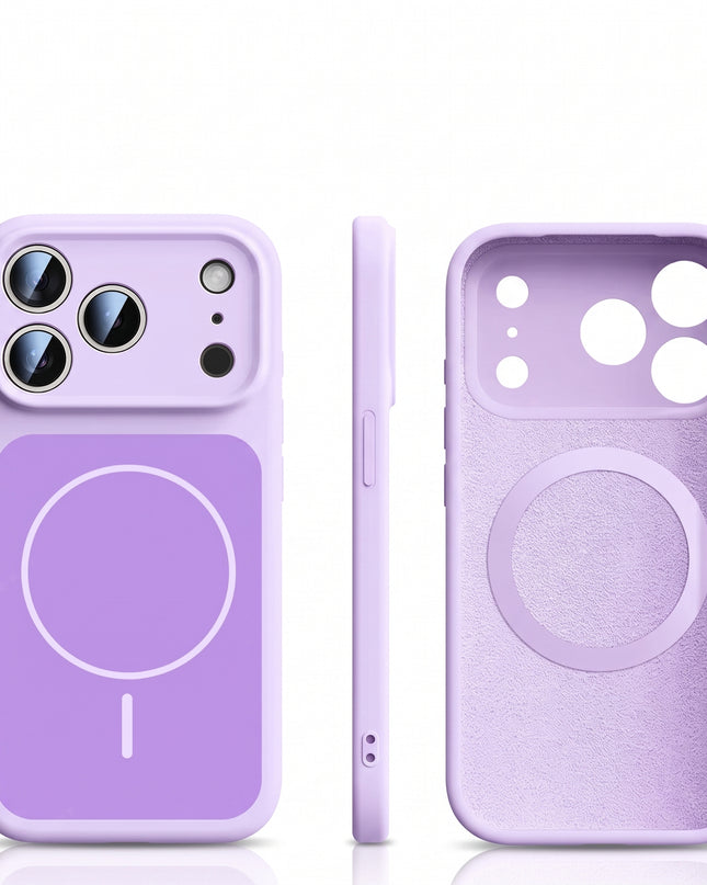 AI Button Liquid Silicone MagSafe Case for iPhone – product view 6
