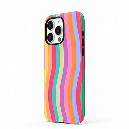 Rainbow Lines MagSafe Case for iPhone – product view 2