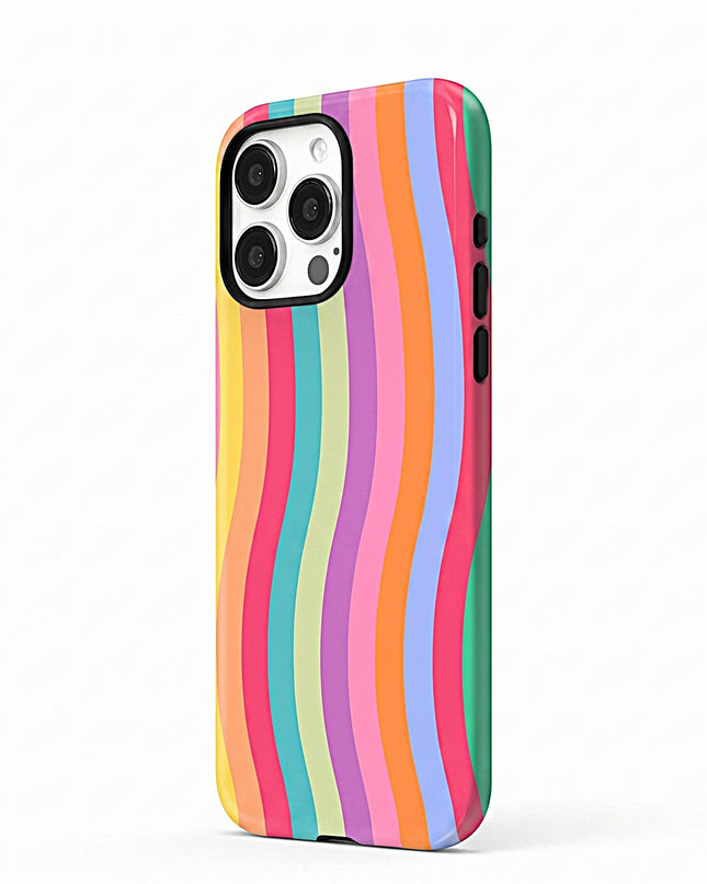 Rainbow Lines MagSafe Case for iPhone – product view 2