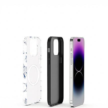 Floral Print 2-in-1 MagSafe Case for iPhone – product view 3