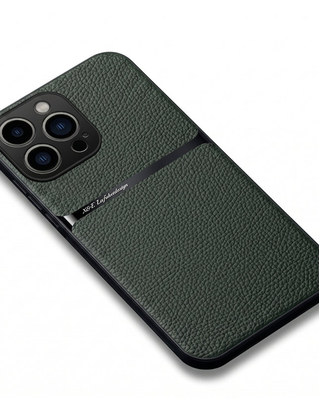 Faux Leather Magnetic Case for iPhone – product view 6