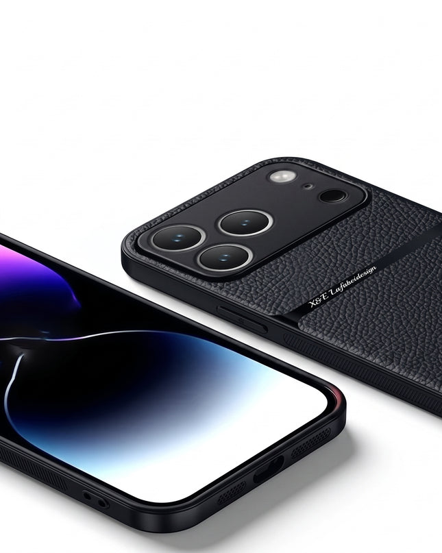 Faux Leather Magnetic Case for iPhone – product view 1