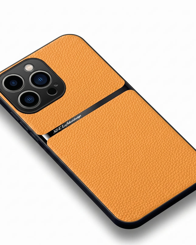 Faux Leather Magnetic Case for iPhone – product view 8