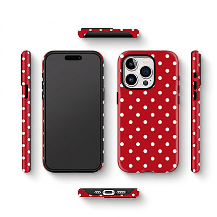 Circular Dot Double-Layer Case for iPhone – product view 4