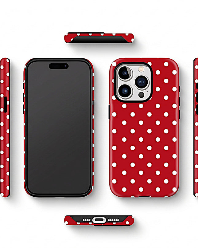 Circular Dot Double-Layer Case for iPhone – product view 4