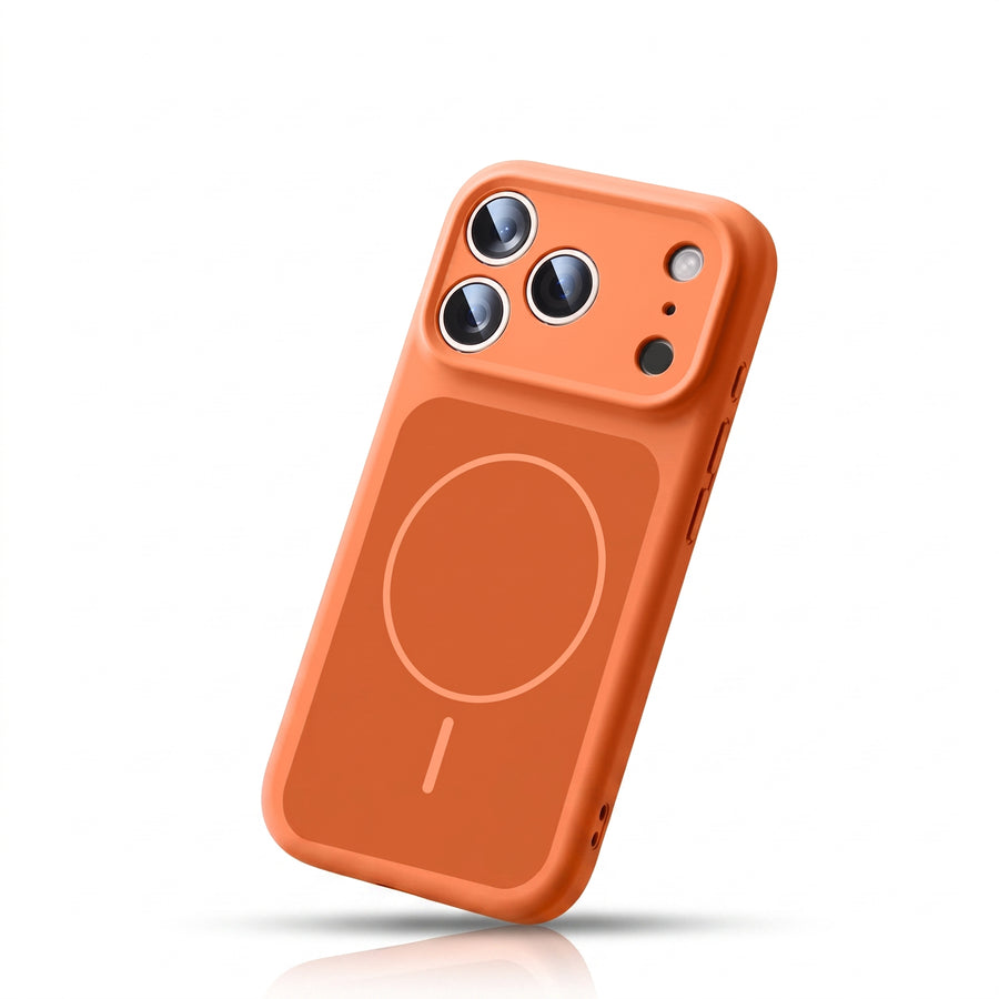 AI Button Liquid Silicone MagSafe Case for iPhone