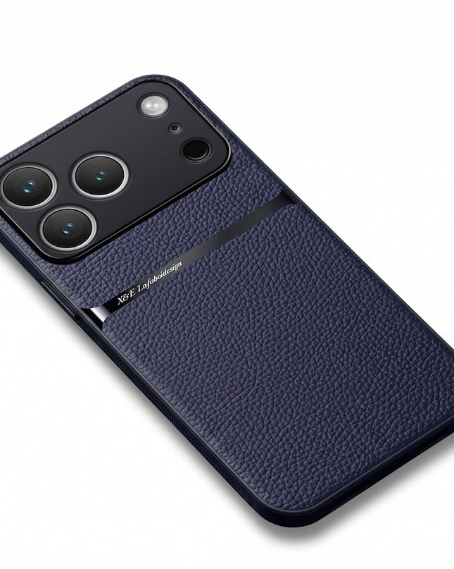Faux Leather Magnetic Case for iPhone – product view 5