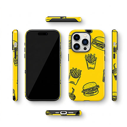 Hamburger Illustration MagSafe Case for iPhone – product view 4