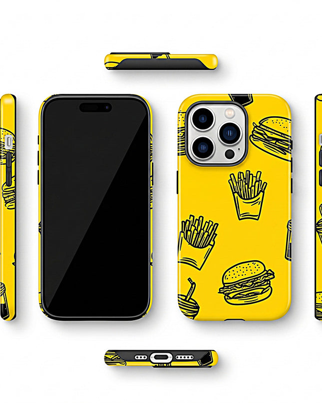 Hamburger Illustration MagSafe Case for iPhone – product view 4