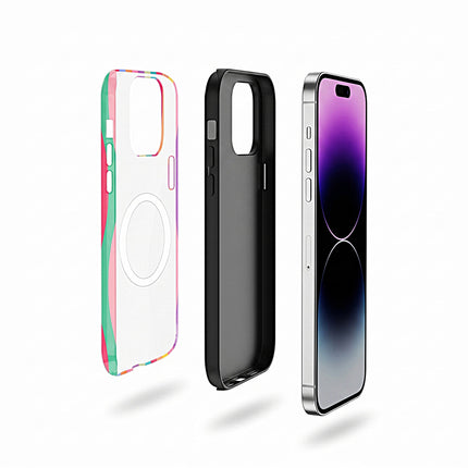 Rainbow Lines MagSafe Case for iPhone – product view 3