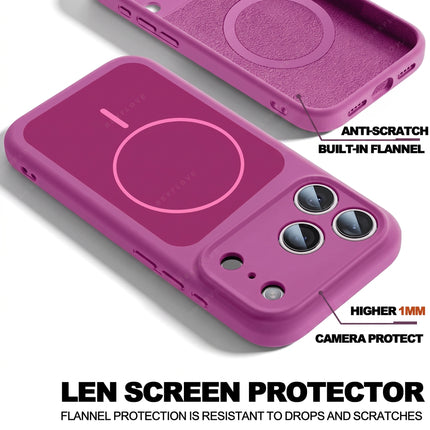 AI Button Liquid Silicone MagSafe Case for iPhone – product view 2