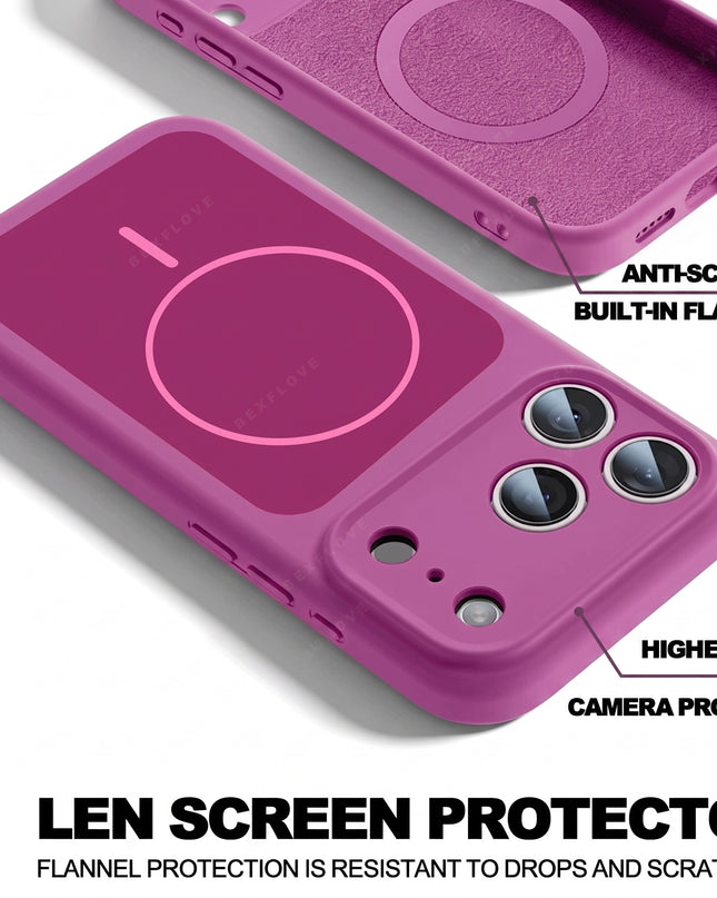 AI Button Liquid Silicone MagSafe Case for iPhone – product view 2
