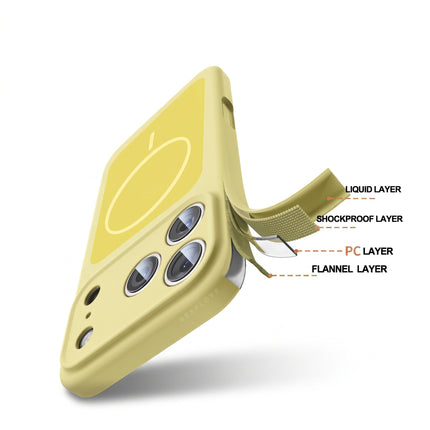 AI Button Liquid Silicone MagSafe Case for iPhone – product view 3