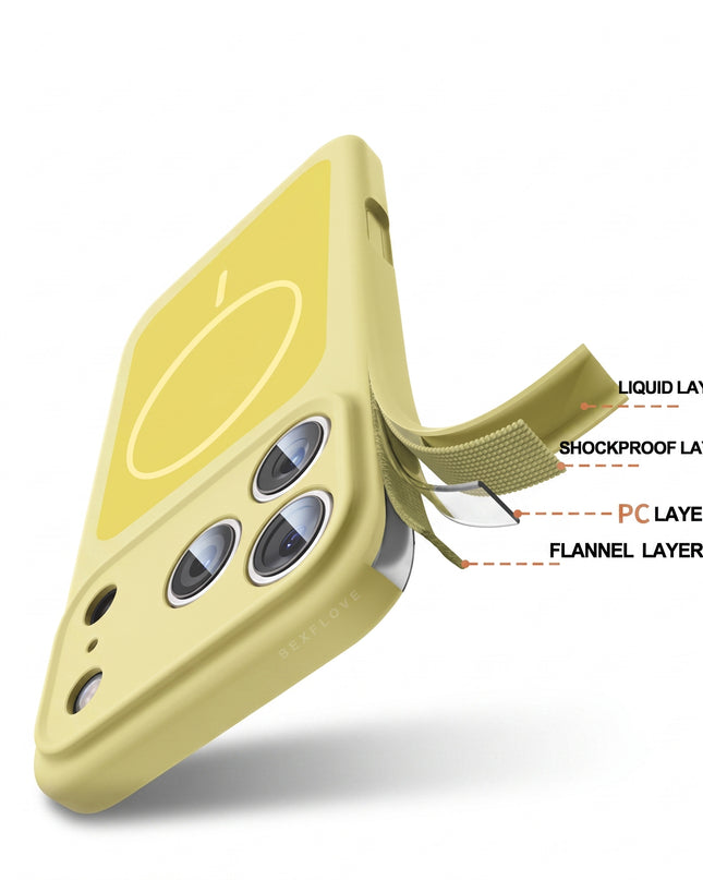 AI Button Liquid Silicone MagSafe Case for iPhone – product view 3