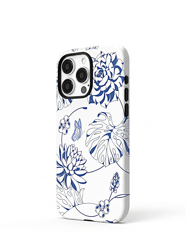 Floral Print 2-in-1 MagSafe Case for iPhone – product view 2
