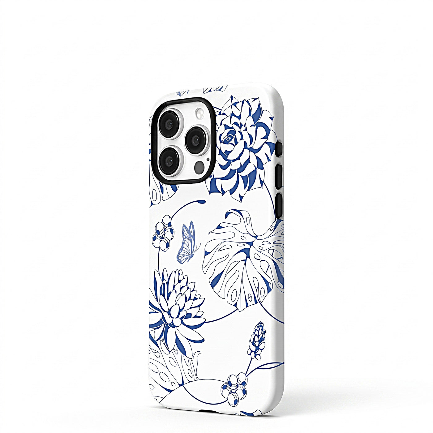 Floral Print 2-in-1 MagSafe Case for iPhone