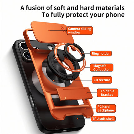 360° Ring Stand Camera Cover Case for iPhone – product view 3