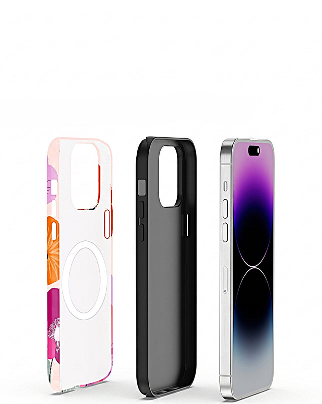 Floral Magnetic MagSafe iPhone Case – product view 3