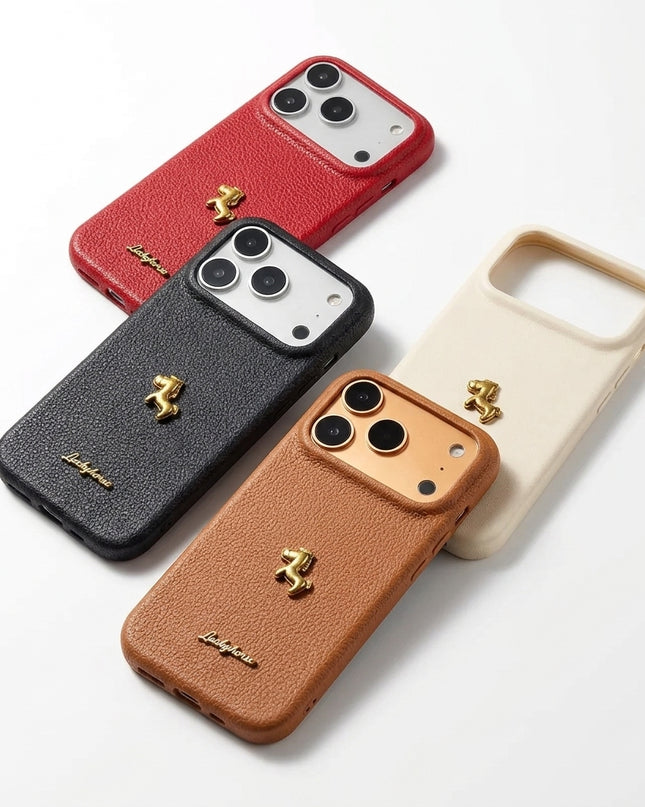 Lychee Pony Silicone Case for iPhone – product view 1
