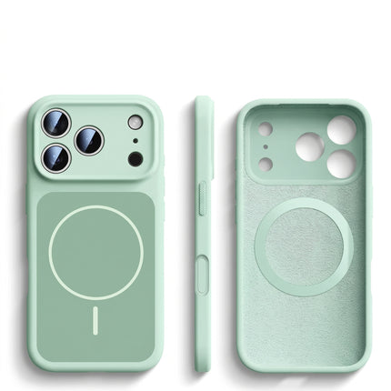 AI Button Liquid Silicone MagSafe Case for iPhone – product view 14
