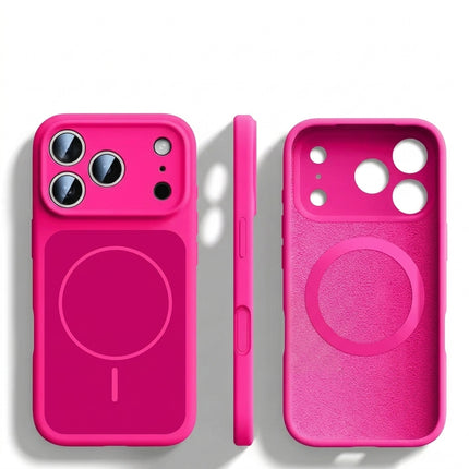 AI Button Liquid Silicone MagSafe Case for iPhone – product view 10