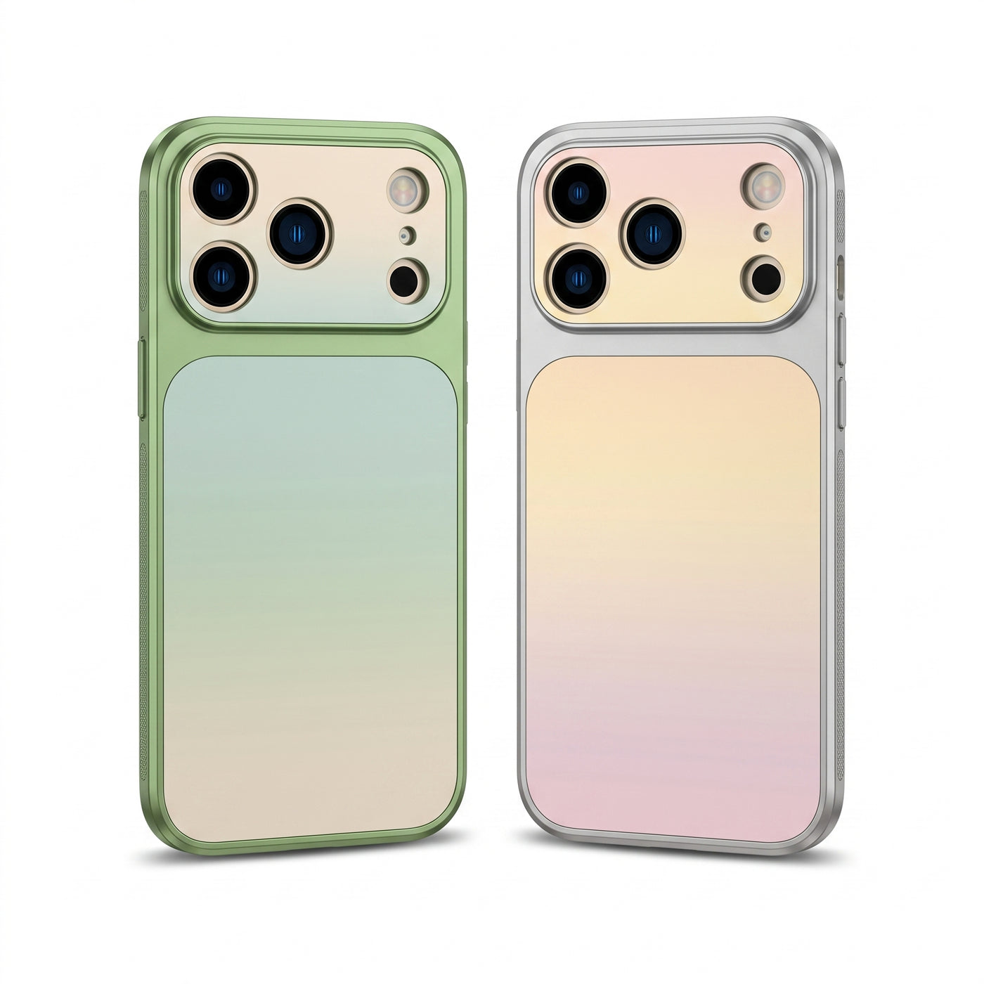 Gradient Leather-Feel Case for iPhone