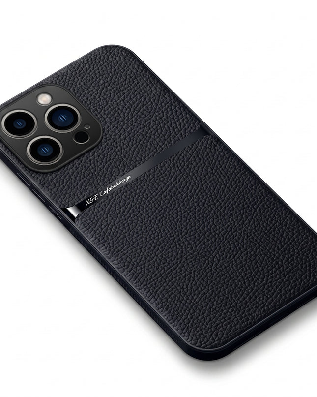 Faux Leather Magnetic Case for iPhone – product view 4