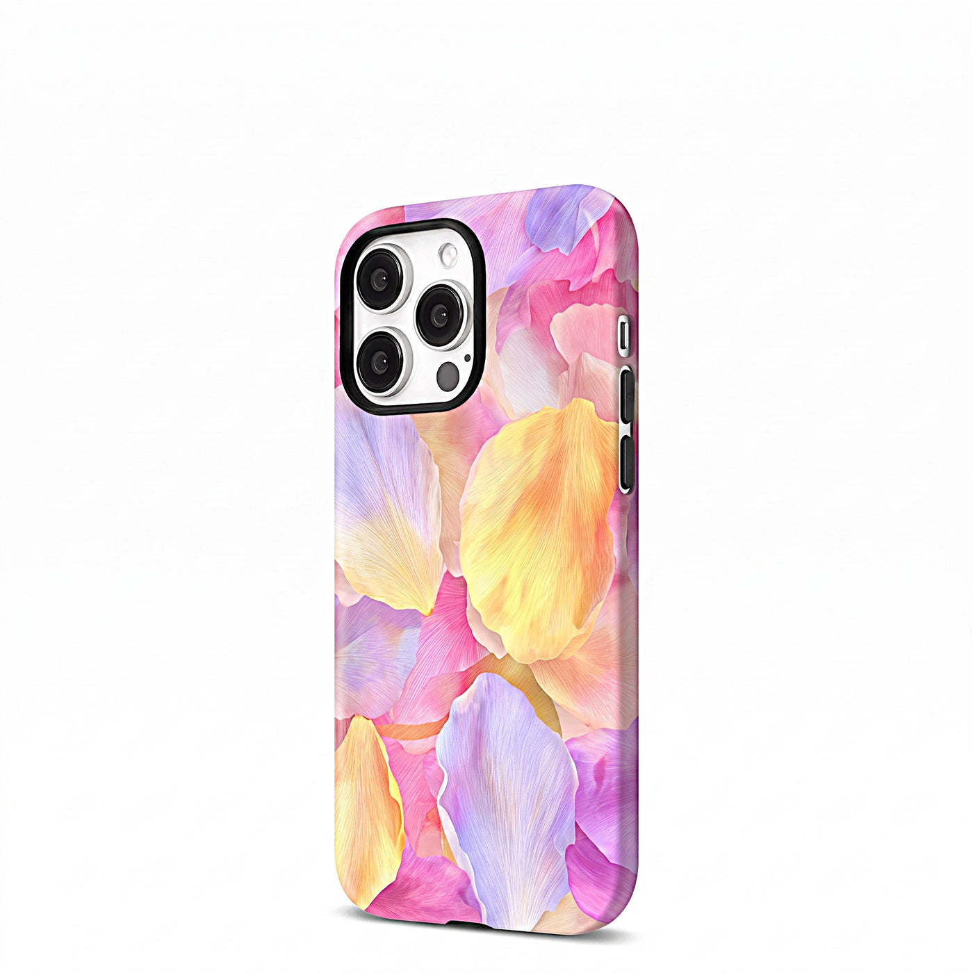 Floral Double-Layer Acrylic iPhone Case