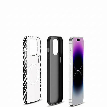 Stripe Print MagSafe iPhone Case – product view 3