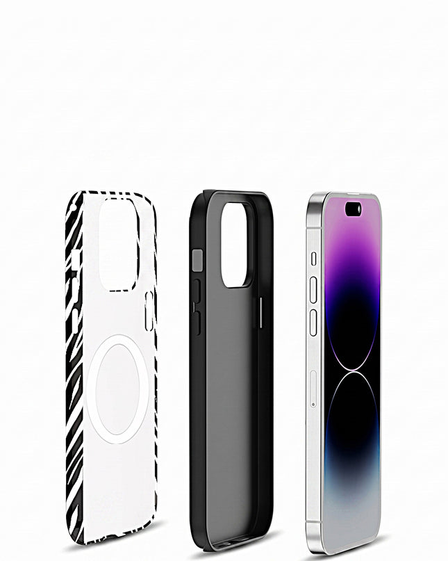 Stripe Print MagSafe iPhone Case – product view 3