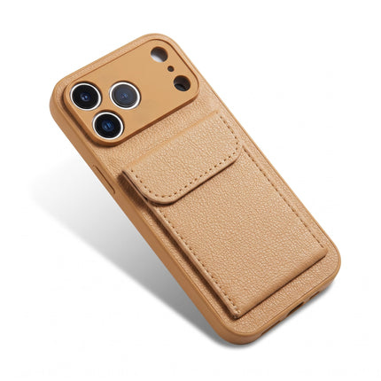 Leather Card Holder Stand Case for iPhone – product view 8