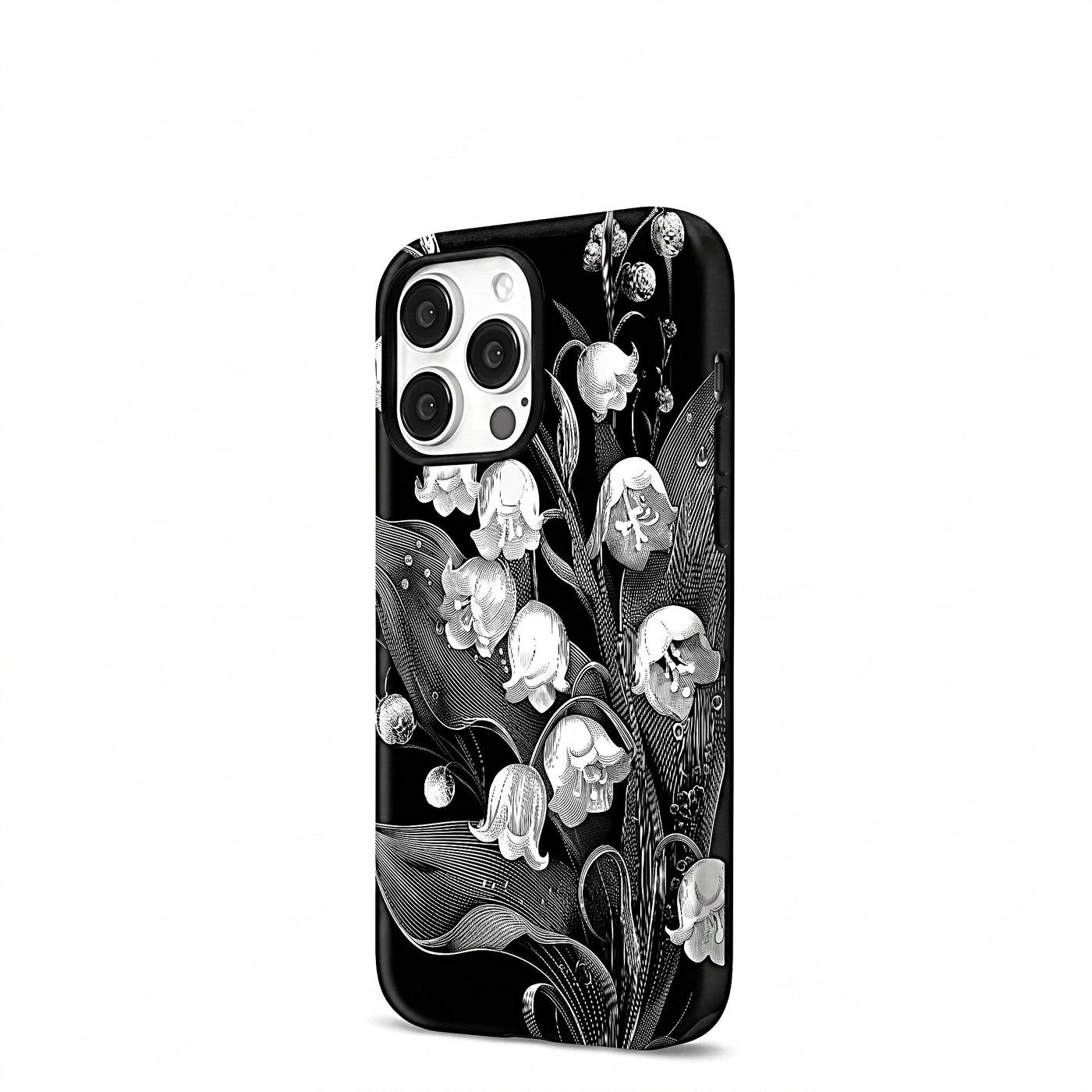 Floral Double-Layer MagSafe Case for iPhone