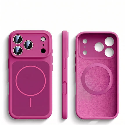 AI Button Liquid Silicone MagSafe Case for iPhone – product view 11