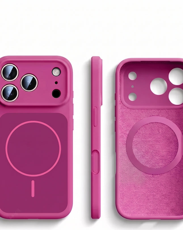 AI Button Liquid Silicone MagSafe Case for iPhone – product view 11