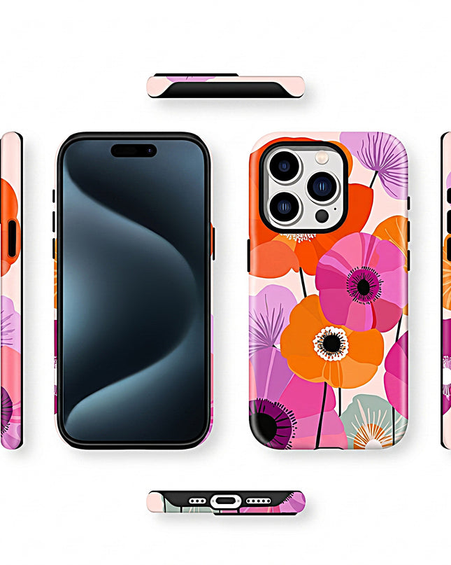 Floral Magnetic MagSafe iPhone Case – product view 4