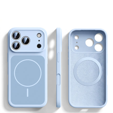 AI Button Liquid Silicone MagSafe Case for iPhone – product view 13