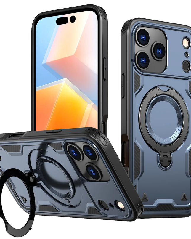 Rugged Magnetic Ring Stand Case for iPhone – product view 3