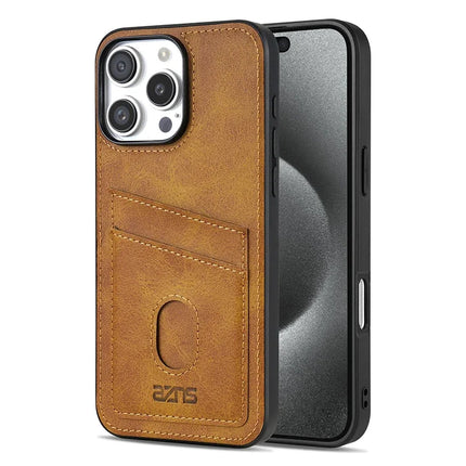 Retro Leather Card Pocket Case for iPhone – product view 10