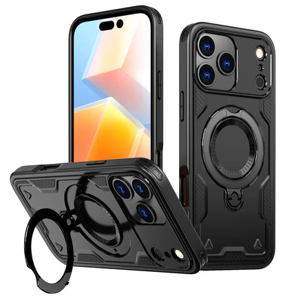 Rugged Magnetic Ring Stand Case for iPhone – product view 6
