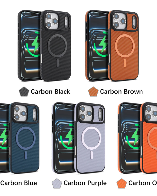Carbon Fibre Matte MagSafe Case for iPhone – product view 1