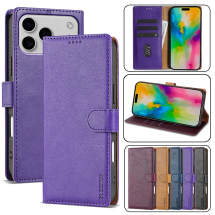 Leather Flip Card Slot Case for iPhone – product view 1