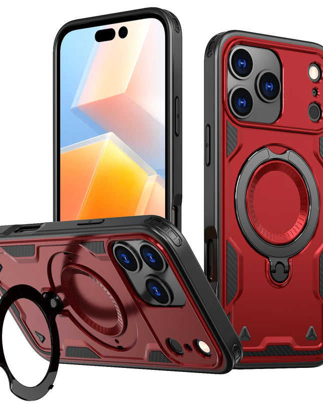 Rugged Magnetic Ring Stand Case for iPhone – product view 7
