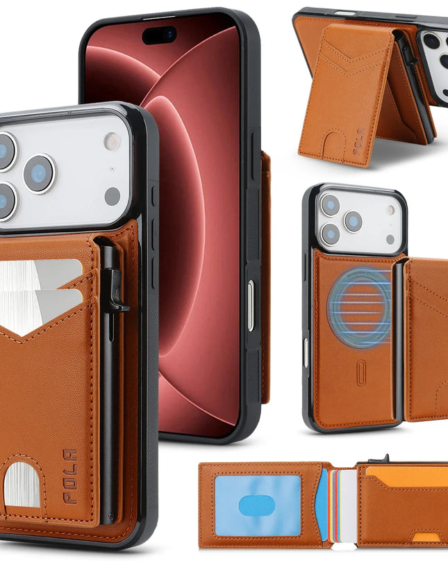 2-in-1 Detachable Magnetic Wallet Case for iPhone – product view 11