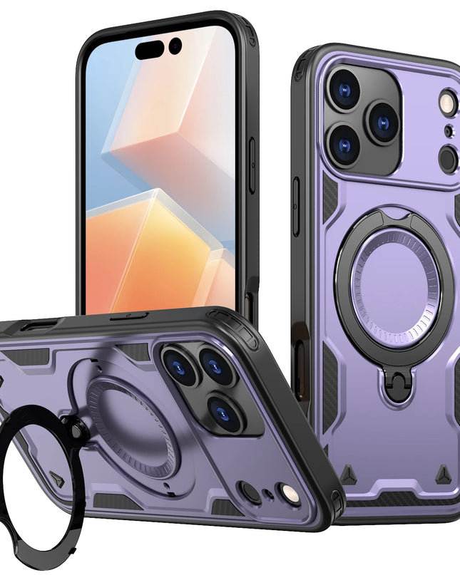 Rugged Magnetic Ring Stand Case for iPhone – product view 8