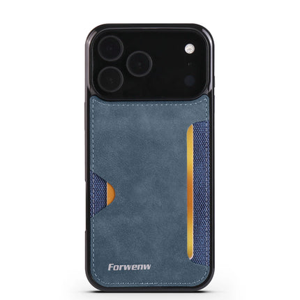 Retro Leather Card Holder Case for iPhone – product view 8