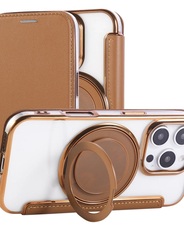 Rotating Flip Wallet Stand Case for iPhone – product view 9