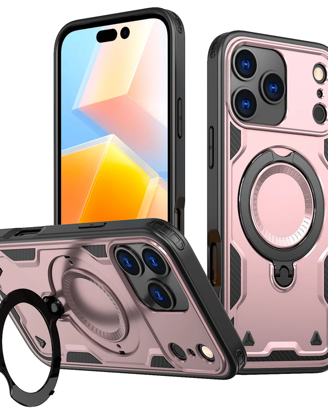 Rugged Magnetic Ring Stand Case for iPhone – product view 4