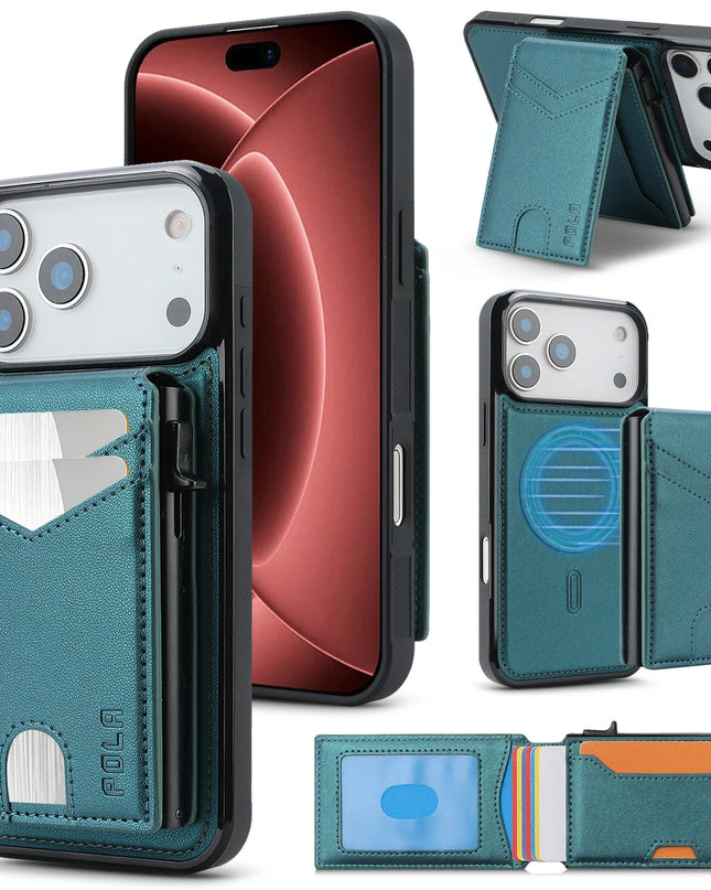 2-in-1 Detachable Magnetic Wallet Case for iPhone – product view 10