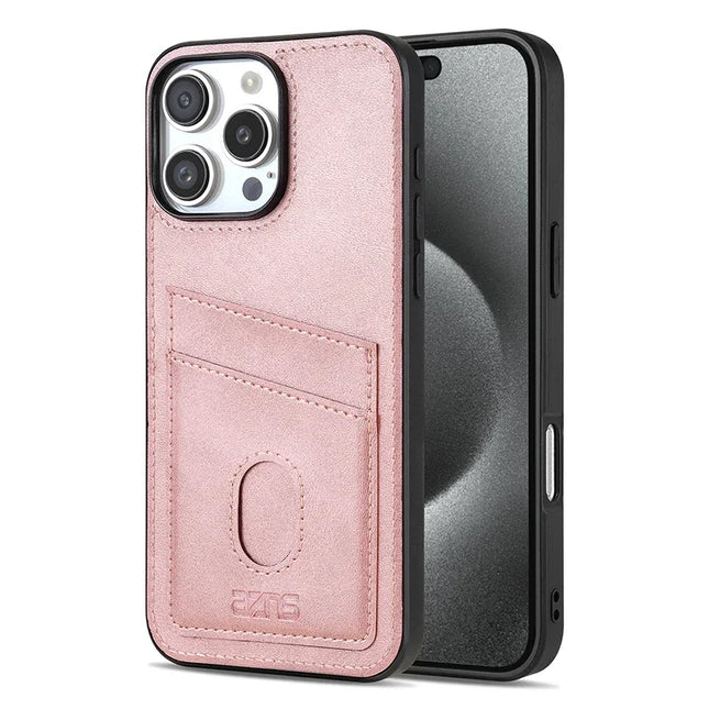 Retro Leather Card Pocket Case for iPhone – product view 9