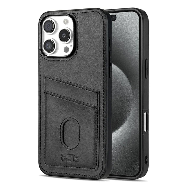 Retro Leather Card Pocket Case for iPhone – product view 8